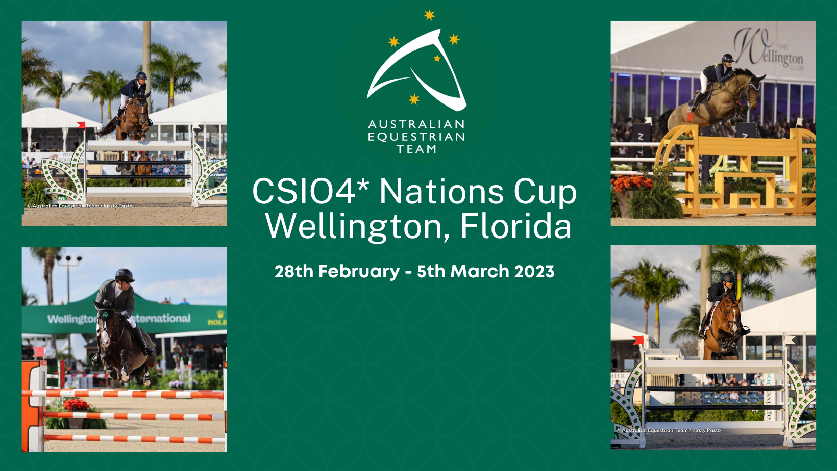 Australian Team Announced for CSIO4* Nations Cup Wellington, USA